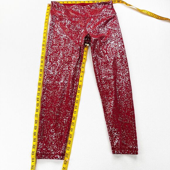 Sweaty Betty | NWT | Goddess Leggings 7/8 | Size Large | Red Terrazzo - Picture 7 of 10